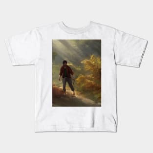 Walking through the woods Kids T-Shirt